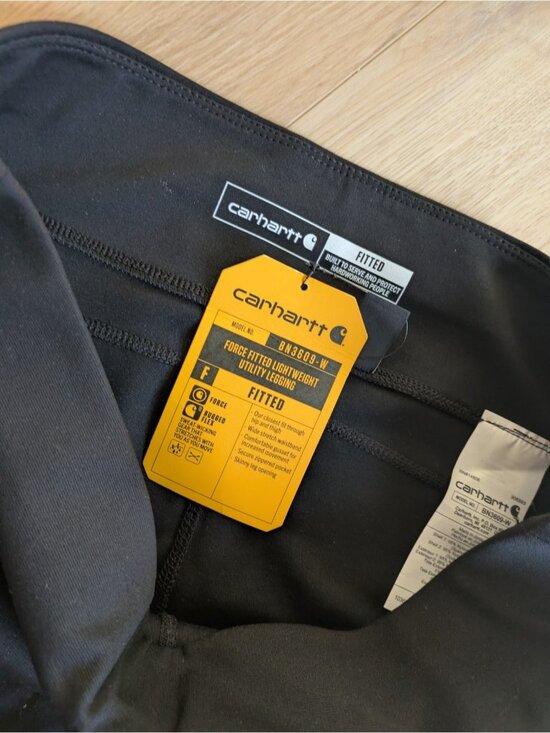 Carhartt Pants - NWT Carhartt Womens Force Fitted Lightweight Utility Legging Black Medium bm3609